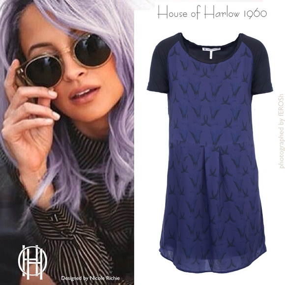 House of Harlow ramshead pocket Adeline dress NWT - Picture 1 of 8